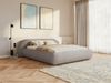 Selsey 'Shels Low' Polsterbett 180x200 mit Bettkasten, Bouclé, Graubeige Bild 3