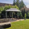 ELEO Eisenpavillon oval Verona 4 x 2,85 m feuerverzinkt Bild 2