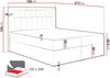 Boxspringbett Snap, Schwarz, 120x200 cm Bild 4