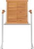 vidaXL Gartenstühle 4 Stk. mit Kissen Massivholz Akazie 3078470 Bild 5