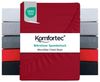 Komfortec Spannbettlaken Boxspringbett bis 15cm - 30cm Matratzenhöhe, Mikrofaser, Gummizug: Rundum, (1 Stück), 90x200 cm, Rot Bild 4