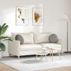 vidaXL Sitzkissen 2 pcs Taupe Ø40 x 13 cm Stoff 42014126 Bild 4