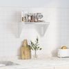 vidaXL Wandregal 50x30x31 cm Silbern Edelstahl 30277 Bild 3