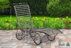 Gartenliege SENTA Antik - 58 x 140 x 101 cm, Metall, Bronze | Sonnenliege Strandliege Bild 2