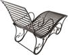 Gartenliege SENTA Antik - 58 x 140 x 101 cm, Metall, Bronze | Sonnenliege Strandliege Bild 5