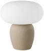 Eglo 99824 Tischleuchte CAHUAMA E27 1X40W Keramik hellbraun, Glas weiss H:30 Ø:27,5cm mit Kabelschalter Bild 4