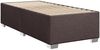 vidaXL Bettgestell ohne Matratze Dunkelbraun 100x200 cm Stoff 3284453 Bild 3