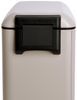 SVITA Mülleimer TS20, Fußpedal, herausnehmbarer Inneneimer, 20L, Stahl, Taupe Bild 4