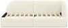 vidaXL Eckbettgestell mit Kopfteil Creme 90 x 200 cm Samt 42016653 Bild 4
