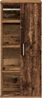 Badezimmerschrank mit Rollenhalter Altholz-Optik 39 x 22 x 90 cm Bild 4