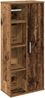 Badezimmerschrank mit Rollenhalter Altholz-Optik 39 x 22 x 90 cm Bild 2