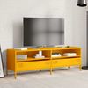 vidaXL TV-Schrank Senfgelb 135x39x43,5 cm Kaltgewalzter Stahl 851337 Bild 3