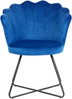 Sessel LOVELOCK Samtstoff Marineblau Bild 4