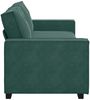 vidaXL 3-Sitzer-Sofa Dunkelgrün 220x78x84 cm Samt 4105032 Bild 5