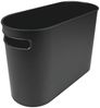 Helit Papierkorb 22l oval schwarz Bild 1