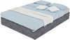 Modern minimalist bed frame, 140*200CM, gray, Dutch velvet material, equipped with gas lift rods, modern style bedroom furniture, excluding headboard and mattress. Bild 5