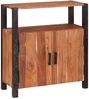 vidaXL Sideboard Braun 70 x 30 x 75 cm Massivholz Akazie 4104005 Bild 3