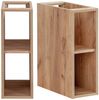 Waschtischunterschrank 81 cm mit 2 Auszügen LUTON-56 in Hochglanz weiß B/H/T ca. 81/61,5/46 cm Bild 5