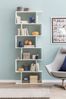 Bücherregal WL5.691 70 x 23,5 x 190,5 cm weiß, Standregal 6 Fächer, Kleine Design Kommode, Modernes Aktenregal Spanplatte Freistehend, Aufbewahrungsregal Offen Bild 5