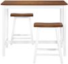 vidaXL Bartisch- und Hocker-Set 3-tlg. Massivholz 245547 Bild 4