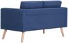 vidaXL 2-Sitzer-Sofa Stoff Blau [281355] Bild 4