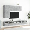 vidaXL TV-Wandschrank Betongrau 60x30x30 cm Holzwerkstoff 836860 Bild 4