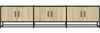 vidaXL TV-Schrank Sonoma-Eiche 180x35x41 cm Holzwerkstoff 3300786 Bild 4