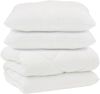vidaXL Decke mit Kissen 3 pcs Weiß Mikrofaser und Daunenfedern 3377907 Bild 2