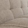 3-Sitzer Sofa Cluster - Bouclé-Stoff Khaki Braun Bild 3