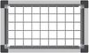 vidaXL Hochbeet Grau 50 x 30 x 42 cm WPC und Aluminium 42039082 Bild 5