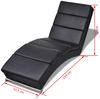 vidaXL Chaiselongue Schwarz Kunstleder 240711 Bild 5