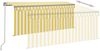 vidaXL Markise Manuell Einziehbar mit Rollo 3x2,5 m Gelb & Weiß 3069378 Bild 4