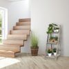 Relaxdays Blumentreppe Holz grau Bild 3