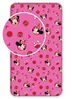 Disney Minnie Mouse Spannbetttuch – Baumwollbettlaken für Kinderbett (90x200+25 cm) Bild 2