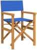 vidaXL Regiestühle 2 Stk. Klappbar Blau Massivholz Teak 4008514 Bild 3