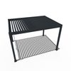 Weide Classic | Pergola Aluminium freistehend | 3 x 4 M | Lamellendach anthrazit Bild 2