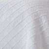 Plaid Weiße Tagesdecke mit Diamant-Muster, 180 x 260 cm, Homescapes Bild 2