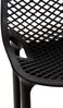 Barhocker modern Schwarz LORL - Kunststoff, 105x45x53cm Barhocker mit Lehne Tresenhocker Barstuhl Küchenhocker Thekenhocker hoher Stuhl Bild 5