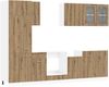 vidaXL Kücheneinheit Lyon 8 pcs Artisan-Eiche Holzwerkstoff 3445841 Bild 2