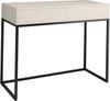 AX LIVING Moderner Schminktisch Lortie 80cm Kaschmir schwarzes Gestell Bild 2