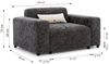 Sessel Designersessel ROMY in Stoff Enjoy Me Blau Bild 2