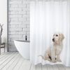 MSV Duschvorhang SCOTT Breite 180 cm, Anti-Schimmel Textil-Duschvorhang, Polyester, 180x200 cm, waschbar Bild 2