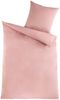 Soma Chambray Bettwäsche 135x200 cm Bettbezug 135x200 cm Kopfkissenbezug 80x80 cm rosa rosa Bild 3