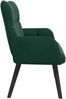 vidaXL 2-Sitzer Sofa Dunkelgrün 115 x 61 x 87 cm Samt (V) 42028942 Bild 5