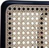 2er-Set Freischwinger-Stuhl HWC-K88, Stuhl Lehnstuhl, Holz Rattan Metall Bouclé ~ Stoff/Textil weiß Bild 5