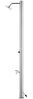 vidaXL Gartendusche mit Brauner Bodenplatte 220 cm Edelstahl 3070778 Bild 5