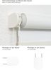 Lysel Outlet - Basisrollo Holzdekor abdunkelnd Weiß (B x H) 60cm x 190cm Bild 3