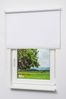 Lysel Outlet - Basisrollo Holzdekor abdunkelnd Weiß (B x H) 60cm x 190cm Bild 4