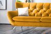 KAWOLA Sofa CHARME 2,5-Sitzer Velvet curry 94 x 95 x 200 cm Bild 4