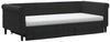 vidaXL Tagesbett Ausziehbar mit Schubladen Schwarz 90x200 cm Samt 3197847 Bild 3